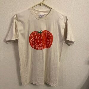Vintage Bayside Brand “tomato” T-shirt - (M) Made in the USA
